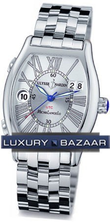 Ulysse Nardin Michelangelo UTC Dual Time (SS/ White / Roman / SS